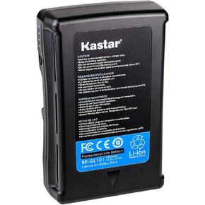 Kastar High Capacity Battery 14.8V 6800mAh 101Wh Replacement for Sony BP-FL75 V-Mount/V-Lock Battery Sony BC-L70 BC-L160 BC-L70A BC-L90 Charger and Sony Professional Video Camcorders and LED Lights