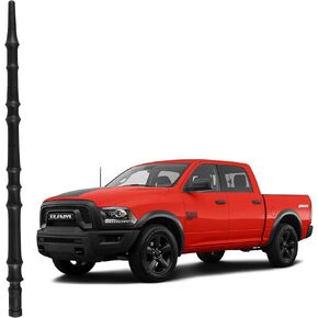 13 Inch Short Antenna for Dodge Ram 1500 2500 3500 2009-2024 Dodge Ram 1500 Accessories Dodge Ram Classic Warlock Radio Antenna Replacement for AM FM, Dodge Ram Truck Antenna-Bamboo Shape