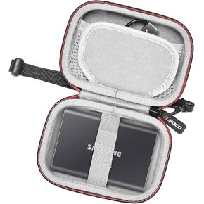 RLSOCO Carrying Case for SAMSUNG T7/T7 Shield/T7 Touch/T9/T5 Portable SSD 1TB/2TB/4TB/500GB External Solid State Drive