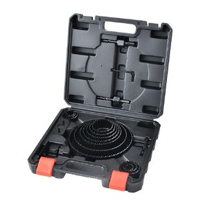Hole Saw Set-19 Pcs,13 Saw Blades,2 Drill Bits,2 Spindles,1 Mounting Plate,1 Hexagon Wrench,3/4"-6"Hole Saws Kit,Suit for Drilling Wood,Plywood,ect