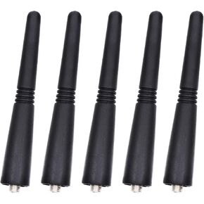 Replacement for PMAE4003 PMAE4003A 403-470MHz UHF Stubby Antenna Compatible for HT750 HT1250 HT1550 PR400 CP200 CP200D EX500 EX600 CP040 P1225 3.5 inch(5 Pack)