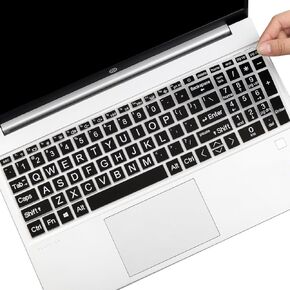 Large Print Keyboard Cover for HP 17.3" Laptop 17-cn 17-cp 17t-cn300 17t-cn200 17t-cn400 17-cn3097nr 17-cn4047nr 17-cn4010nr 17z-cp300/cp200 17-cp3047nr 17-cn3033cl cn2070cl cn2283st cn2068cl cn2083dx