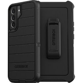 OtterBox Defender Series Case for Samsung Galaxy S22+ (Only) - Holster Clip Included - Microbial Defense Protection - Non-Retail Packaging - Black