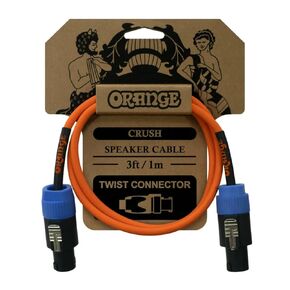 Orange Crush speakON to speakON Speaker Cable - 3 Foot