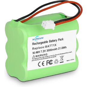 KUNLUN 7.2V Battery for 2GIG BATT1X BATT2X BATT1 GC2 2GIG-CNTRL2 2GIG-CP2 GCKIT311 228844 Go Control Panel Security Alarm System 6MR2000AAY4Z 10-000009-001 10-000013-001 Linear PERS-4200