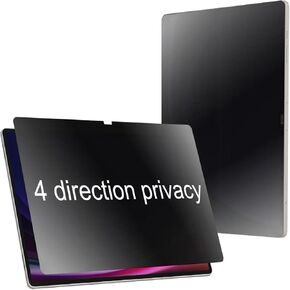 360 Degree Matte Privacy Screen Protector for Samsung Galaxy Tab S9 Ultra/ S8 Ultra Anti-Glare Anti-Spy 4 Sides Anti-Peeping Soft Film 14.6 inch