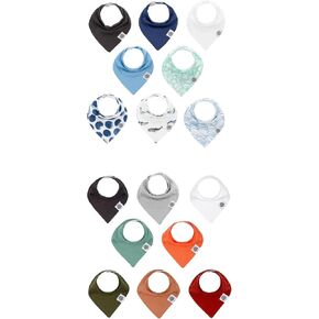 Parker Baby Co. Bandana Bib Bundle - Includes Arctic and Estes Set