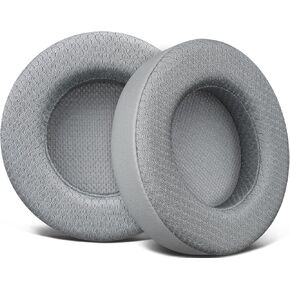SOULWIT Ear Pads Replacement for Corsair Virtuoso RGB Wireless XT SE Gaming Headset, Earpads Cushions with Mesh Fabric, High-Density Noise Isolation Foam, Added Thickness - Black