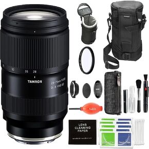 عدسة Tamron 28-75 مم f/2.8 Di III VXD G2 لهاتف Sony E مع وصلة البكسل ملحقات متقدمة وحزمة سفر (ضمان محدود لمدة 6 سنوات في الولايات المتحدة الأمريكية) | عدسة 28-75 ملم in Kuwait