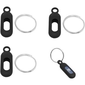 Silicone Case, Rubber Holder for Adapter, Anti-Lost Keeper with Circle, Attach to Keychain, Compatible with USB-C to Lightning Converter, Mini USB Type C, MicroUSB PD Charging Adaptor, Mini Size