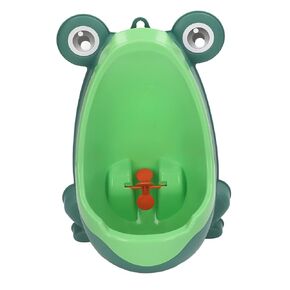 Potty Training Toilet,Cute Funny Aiming Standing Potty Training Urinal for Boys (Green)