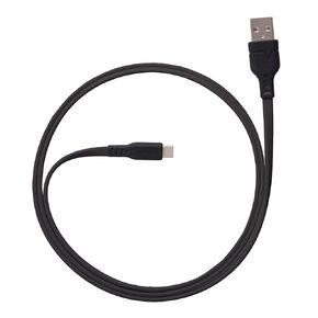 Ventev - شاحن iPhone مسطح بطول 6 أقدام USB-A إلى كابل Apple Lightning | سلك شاحن سريع معتمد من MFi | أقوى 35X | مقاومة للتشابك | متوافق مع آيفون 14/14 برو ماكس/13 ميني/12 برو/11 - رمادي