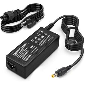 65W 19V 3.42A AC Adapter Charger for Acer Aspire V3 V5 E1 E3 E5 ES1 R3 M5 F5 5000 5100 5250 6920 7741Z N15Q1 N16Q2 Laptop Power Supply Cord Monitor for Acer LCD H236HL SA230 G276HL S230HL G246HL