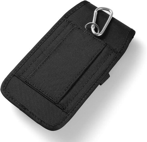 Universal Nylon Cell Phone Holster Belt Case Holder Pouch for iPhone 12 Pro Max Samsung Galaxy S20 FE S23 FE A54 A53 A52 A32 A52s A10s S22+ S23 Plus Google Pixel 7 6 4 XL Moto Think Phone Edge 40 (L) in Saudi Arabia