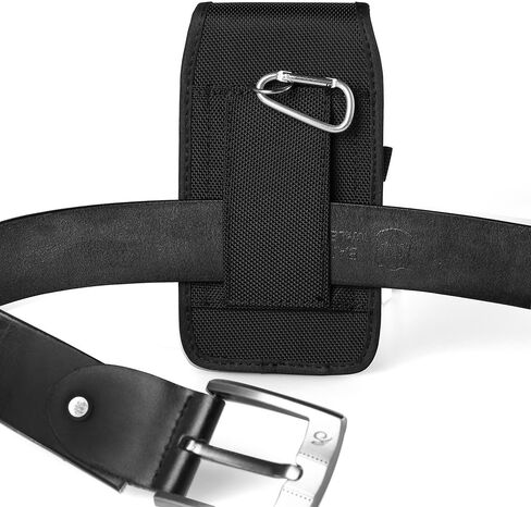 Universal Nylon Cell Phone Holster Belt Case Holder Pouch for iPhone 12 Pro Max Samsung Galaxy S20 FE S23 FE A54 A53 A52 A32 A52s A10s S22+ S23 Plus Google Pixel 7 6 4 XL Moto Think Phone Edge 40 (L) in Saudi Arabia