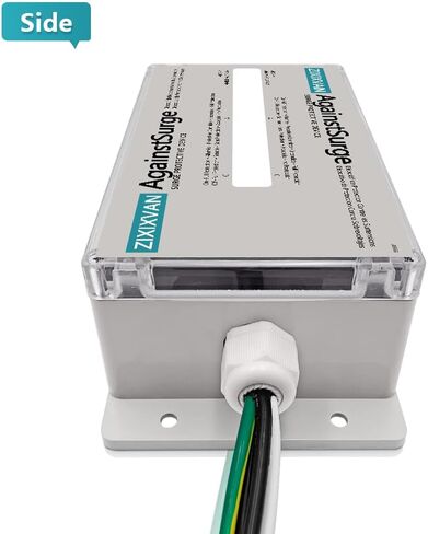 جهاز حماية من زيادة التيار في المنزل بالكامل تم تقييمه بـ 140.000 أمبير - جهاز حماية من زيادة التيار FS140 للمنزل بأكمله لحماية الأجهزة الذكية وأجهزة التلفزيون وأجهزة الكمبيوتر وأنظمة التدفئة والتبريد والمزيد in Kuwait