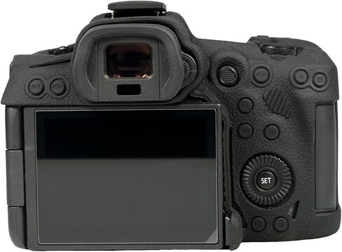 Camera Case for Canon R5C - Protective Silicone DSLR Skin Cover, Detachable Cage, Shockproof, Dustproof (Camouflage) in Saudi Arabia