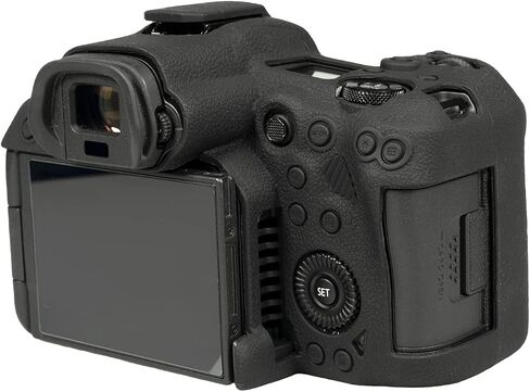 Camera Case for Canon R5C - Protective Silicone DSLR Skin Cover, Detachable Cage, Shockproof, Dustproof (Camouflage) in Saudi Arabia