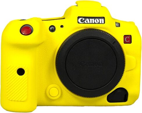 Camera Case for Canon R5C - Protective Silicone DSLR Skin Cover, Detachable Cage, Shockproof, Dustproof (Camouflage) in Saudi Arabia