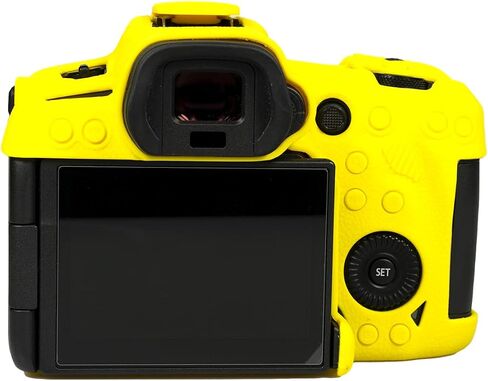 Camera Case for Canon R5C - Protective Silicone DSLR Skin Cover, Detachable Cage, Shockproof, Dustproof (Camouflage) in Saudi Arabia