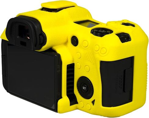 Camera Case for Canon R5C - Protective Silicone DSLR Skin Cover, Detachable Cage, Shockproof, Dustproof (Camouflage) in Saudi Arabia