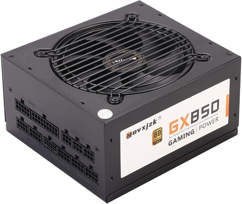 مصدر طاقة معياري بالكامل ATX بقوة 750 وات • 80+ Gold ATX 3.0 وPCIE 5.0 جاهز • وحدات كاملة • مروحة FDB صامتة مقاس 120 مم • ATX PSU • حرب لمدة 5 سنوات (أسود) in Saudi Arabia