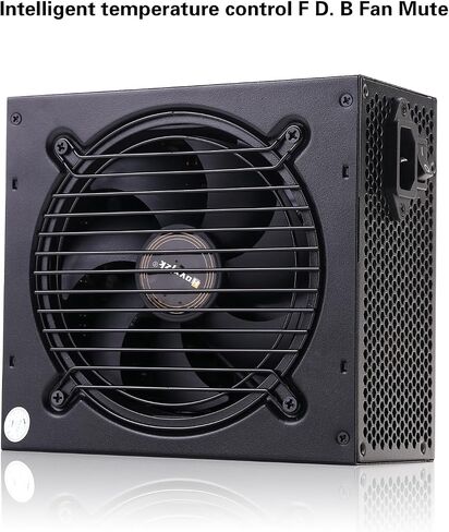 مصدر طاقة معياري بالكامل ATX بقوة 750 وات • 80+ Gold ATX 3.0 وPCIE 5.0 جاهز • وحدات كاملة • مروحة FDB صامتة مقاس 120 مم • ATX PSU • حرب لمدة 5 سنوات (أسود) in Saudi Arabia