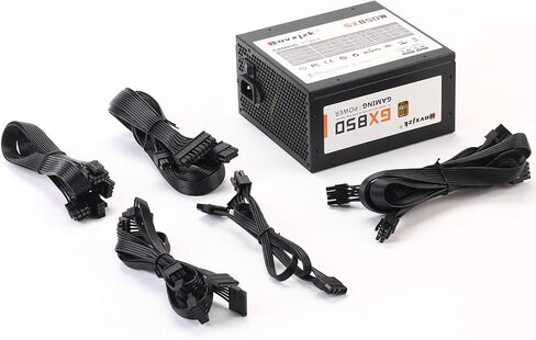 مصدر طاقة معياري بالكامل ATX بقوة 750 وات • 80+ Gold ATX 3.0 وPCIE 5.0 جاهز • وحدات كاملة • مروحة FDB صامتة مقاس 120 مم • ATX PSU • حرب لمدة 5 سنوات (أسود) in Saudi Arabia