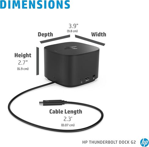وحدة نسخ منفذ محطة الإرساء HP Thunderbolt 120W G2 (2UK37AA#ABA) (متجددة) in Saudi Arabia