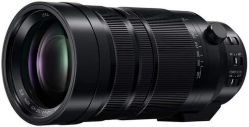 عدسة باناسونيك لوميكس جي لايكا دي جي فاريو-إلمار الاحترافية، 100-400 ملم، F4.0-6.3 ASPH، مرآة ميكرو أربعة أرباع، POWER OPTICAL IS، H-RS100400 (متجددة) in Saudi Arabia