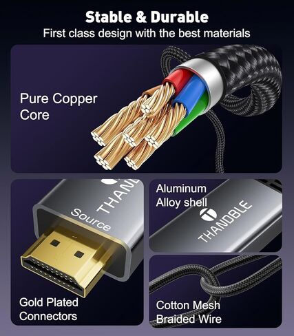 كابل HDMI 8K إلى DisplayPort بطول 6 أقدام (4K@120 هرتز، 2K@144 هرتز) HDMI أحادي الاتجاه لعرض محول منفذ HDMI نشط (المصدر) إلى سلك DP (الشاشة) متوافق مع الكمبيوتر الشخصي، وبطاقة الرسومات، وأجهزة الكمبيوتر المحمولة، وPS5 in Kuwait