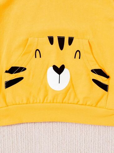 Toddler Baby Boys Clothes Long Sleeve Hooded Tops Sweatshirts Pants Outfit Set Boys Fall Winter Spring Outfits in Saudi Arabia
