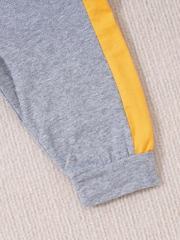 Toddler Baby Boys Clothes Long Sleeve Hooded Tops Sweatshirts Pants Outfit Set Boys Fall Winter Spring Outfits in Saudi Arabia