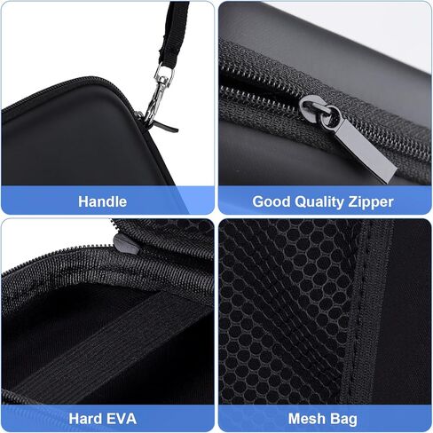 حافظة صلبة لمحطة شحن Anker MagGo 3 في 1، حامل شاحن لاسلكي متوافق مع MagSafe بقدرة 15 وات معتمد من Qi2، حافظة سوداء فقط من Safego in Saudi Arabia