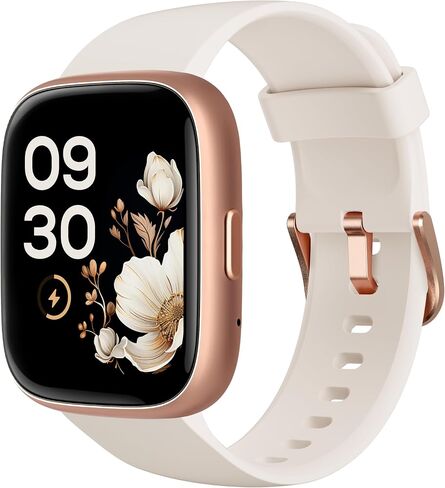 Smart Watch for Women, Alexa Built-in, Answer/Make Calls, 1.83" Fitness Tracker Watch with Heart Rate Monitor, Sleep Tracker, Pedometer, IP68 Waterproof, Smartwatch Compatible Android iOS in Saudi Arabia