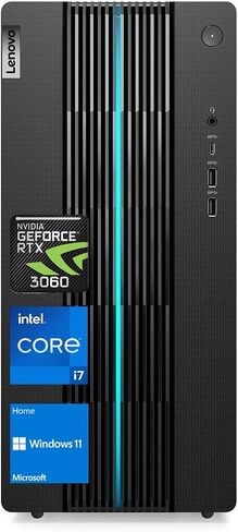 لينوفو 2023 أحدث كمبيوتر مكتبي للألعاب IdeaCentre 5، معالج Intel Core i7-12700، GeForce RTX 3060، ذاكرة الوصول العشوائي 16 جيجابايت، 512 جيجابايت SSD، 1 تيرابايت HDD، ماوس لوحة مفاتيح USB، Wi-Fi 6، Windows 11 Home، حزمة مع JAWFOAL in Saudi Arabia