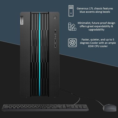لينوفو 2023 أحدث كمبيوتر مكتبي للألعاب IdeaCentre 5، معالج Intel Core i7-12700، GeForce RTX 3060، ذاكرة الوصول العشوائي 16 جيجابايت، 512 جيجابايت SSD، 1 تيرابايت HDD، ماوس لوحة مفاتيح USB، Wi-Fi 6، Windows 11 Home، حزمة مع JAWFOAL in Saudi Arabia