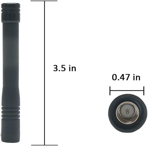 UHF 400-470MHz Stubby Antenna for Yaesu Vertex VX-160 VX-180 VX-150 VX-110 VX-130 VX-400 VX-410 VX-420 VX-414 VX-424 VX-428 VX-600 VX-820 VX-920 VX-970 Walkie Talkie Two Way Radio 2Pack in Saudi Arabia