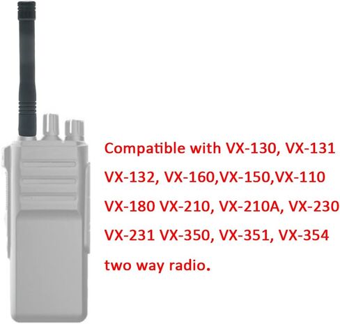UHF 400-470MHz Stubby Antenna for Yaesu Vertex VX-160 VX-180 VX-150 VX-110 VX-130 VX-400 VX-410 VX-420 VX-414 VX-424 VX-428 VX-600 VX-820 VX-920 VX-970 Walkie Talkie Two Way Radio 2Pack in Saudi Arabia