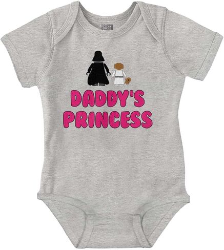 Brisco Brands Daddy's Princess Dark Galaxy Baby Bodysuit Jumper Girls in Saudi Arabia