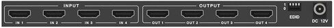 Monoprice Blackbird 4K 4x4 HDMI Matrix، 18G، 4K@60 هرتز، YCbCr 4:4:4، EDID، 4K إلى 1080p Downscaler، IR، HDR، HDR10، HDR10+، وDolby Vision Passthrough in Saudi Arabia