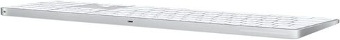 Apple Magic Keyboard with Touch ID and Numeric Keypad (for Mac Computers with Apple Silicon) - US English - Silver (Renewed) in Saudi Arabia