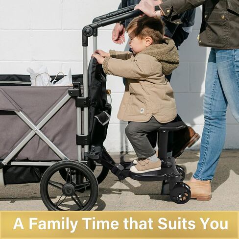 لوح عربة الأطفال العالمي، 2 في 1 مقعد وحامل للأطفال الصغار والرضع، يناسب جميع عربات الأطفال، تركيب سريع، مثالي للآباء المشغولين in Kuwait
