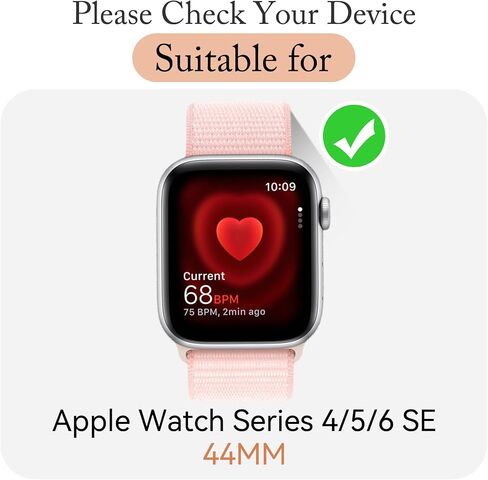 8 عبوات من الحافظة اللامعة المتوافقة مع واقي الشاشة لساعة Apple Watch 44mm SE Series 6 5 4، غطاء ممتص للصدمات من البولي كربونات الصلب المدمج في ملحقات الساعة الذكية من الزجاج المقسى للنساء والفتيات iwatch 44MM in Saudi Arabia