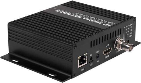 H.265 HDMI CVBS Decoder H.264 4K 1080P Video Audio Decoder IP Camera Decoder RTMP SRT M3U8 UDP إلى HDMI CVBS BNC Decoder لعرض الإعلانات، فك تشفير الفيديو، فك تشفير كاميرا IP in Kuwait