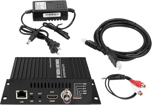 H.265 HDMI CVBS Decoder H.264 4K 1080P Video Audio Decoder IP Camera Decoder RTMP SRT M3U8 UDP إلى HDMI CVBS BNC Decoder لعرض الإعلانات، فك تشفير الفيديو، فك تشفير كاميرا IP in Kuwait