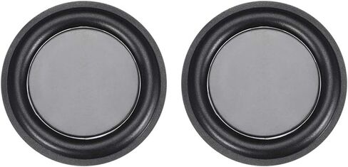 uxcell 2Pcs 2 Inches 50mm Bass Speaker Passive Radiator Auxiliary Rubber Vibration Plate Subwoofer DIY Repair in Saudi Arabia