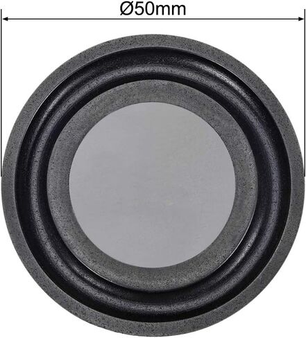 uxcell 2Pcs 2 Inches 50mm Bass Speaker Passive Radiator Auxiliary Rubber Vibration Plate Subwoofer DIY Repair in Saudi Arabia