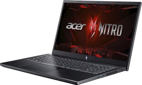 acer Nitro V Gaming Laptop, 15.6" 144Hz FHD Display, Intel 10-Core i7-13620H, RTX 4060, 16GB DDR5, 1TB SSD, Backlit keyboard, Wi-Fi 6, Win 11 Pro, with Microsoft Office Lifetime License&Gaming Mouse in Saudi Arabia