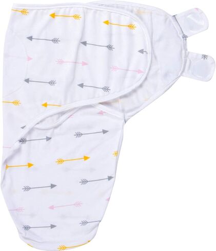 بطانية قماط، مجموعة لف قماط الأطفال الرضع قابلة للتعديل مكونة من 4 قطع، بطانيات لف لف قماط الأطفال للأولاد والبنات مصنوعة من القطن الناعم in Kuwait